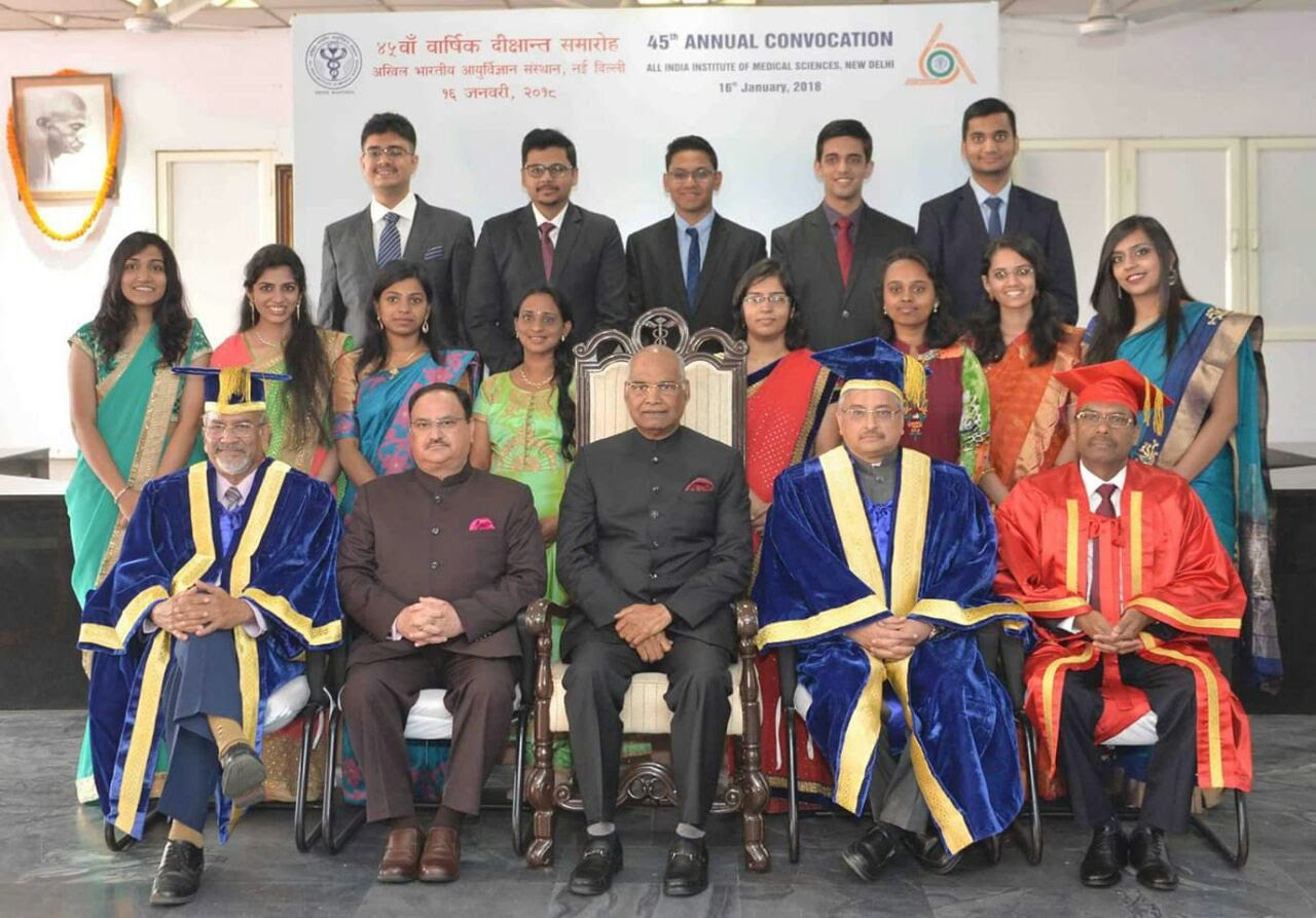 Dr. ARK with Ex-Honorable President of India, Ram Nath Kovind and other awardees