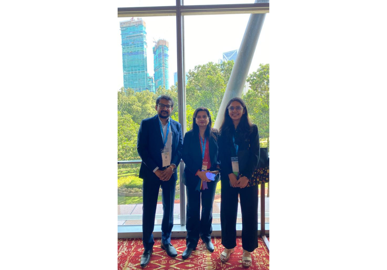 Dr. ARK with Dr. Amogh Kittur and Prof. Namrata Sharma