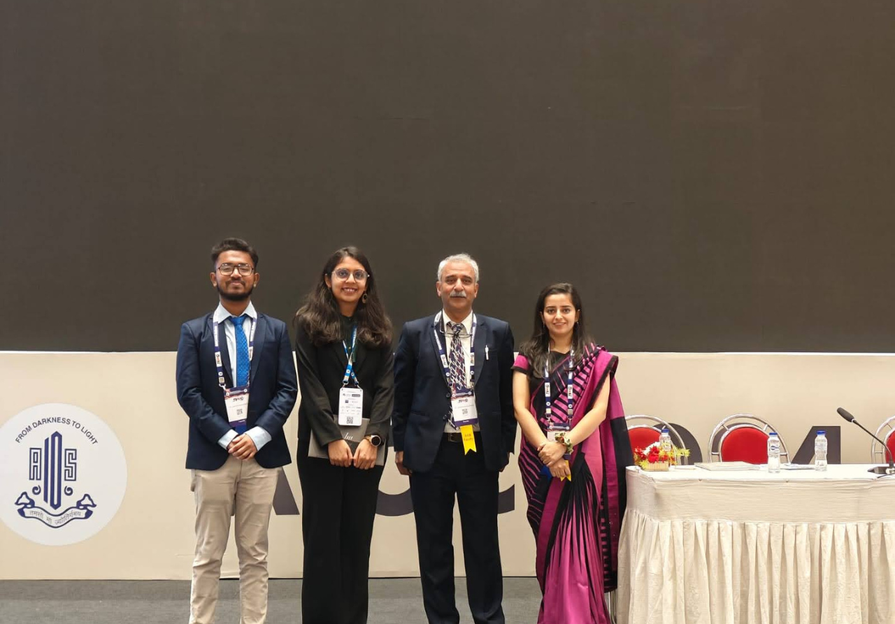Dr. ARK at AIOC 2024 for delivering an Instruction Course on Pediatric cataract with Prof. Sudarshan Khokhar and Dr. Deeksha Rani
