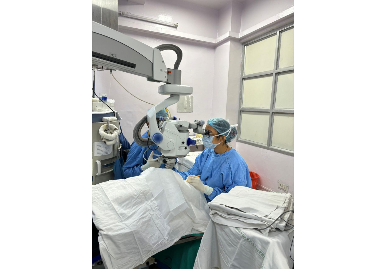 Dr. ARK operating on a case in OT